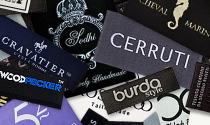 Woven and printed garment labels, size tags, patches - labelpartners ...